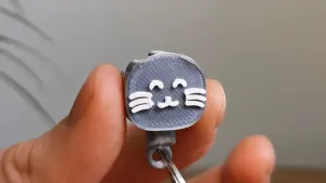 Mini Flip Cat Ears Keychain