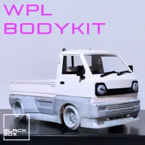 WPL D12 RC COMPLETE BODYKIT WIDEBODY BY BLACKBOX