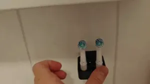 Wall mounted Electric Toothbrush Head Holder, removable base