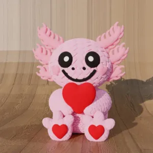 Woven cute Axotol