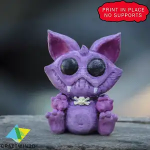 Purple plush Monster