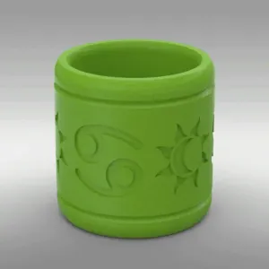 Napkin ring / Zodiac signs / Cancer