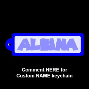 Albina- keychain