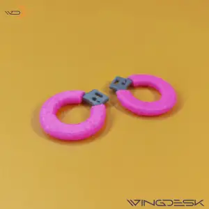 Furry Handcuff Keychain