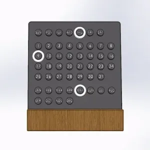 Perpetual Planner Calendar Desk