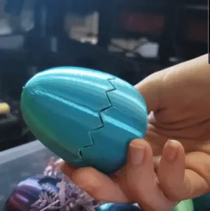 Crack-it-open Easter Egg by Pretzel Prints