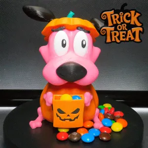 TRICK OR TREAT CANDY MASTER, COURAGE FANART