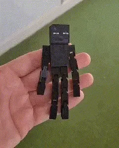 MINECRAFT ENDERMAN FLEXI PRINT IN PLACE