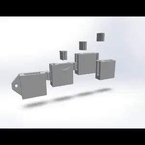 USB flash drive and card reader holder