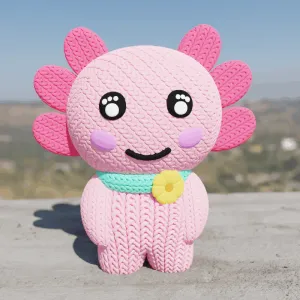 Knitted Axotol (cute)