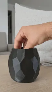 Low-poly geometric multi-purpose container / vase