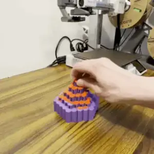 Heart Hexcell Fidget Grids
