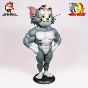 TOM CAT - TOM AND JERRY - CARTOON NETWORK 3D PRINTING