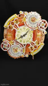 Steampunk clock "Zodiac"
