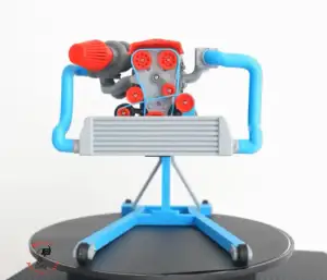 Detailed 2Jz Engine Fully 3d printed