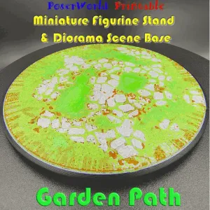 Garden Path Figure Stand and Scenic Diorama Base