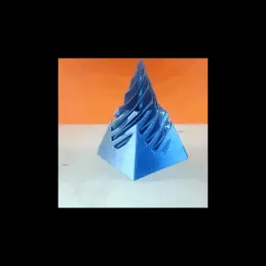 Pyramid spiral fidget