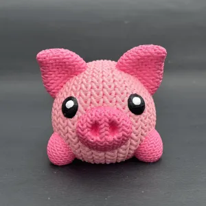 Knitted Pig