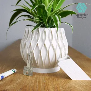 Plant Pot With Hidden Box | Planter Model "Bellaria" STL
