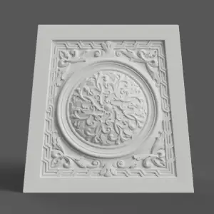Elegant Monitor Stand – 3D STL File for Desk Decoration