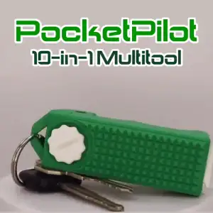 PocketPilot 10-in-1 Ice Scraper Everyday Carry Multitool