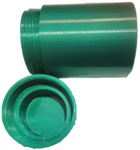 round jar with lid (with thread)