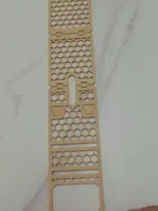 One piece printing folding phone holder