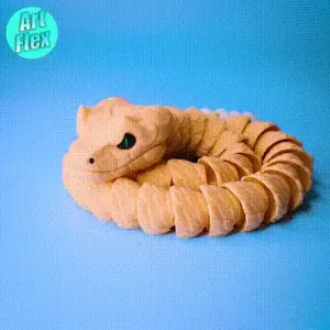 Sidewinder Rattle Snake Articulated