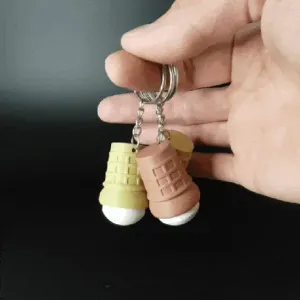 KEYCHAIN CLICKER - ICE CREAM