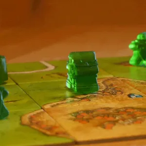 Carcasonne armored meeple pawns