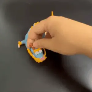 CUTE FAT DRAGON FLEXI - ARTICULATED - MULTICOLOR