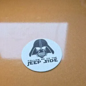 Darth Vader FOLLOW ME TO THE JEEP SIDE Coasters