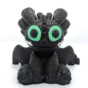 Knitted Toothless Dragon (cute)