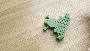 Jumping frog toy