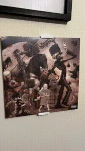 Vinyl Record Wall Display