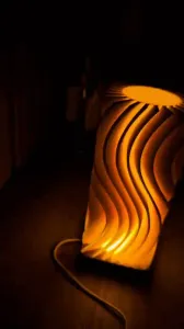 Wave Lamp – Organic Design with Cozy Lighting