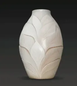 Plant leaves vase
