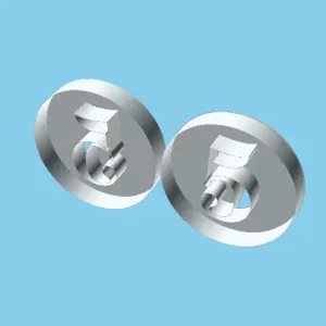DINGBAT NEGATIVE CIRCLED DIGIT FIVE, nestable box (v1)