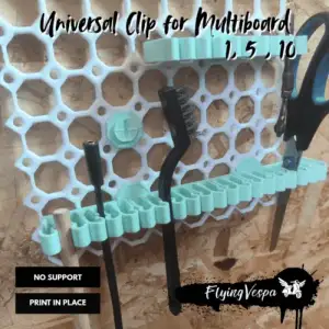 Universal Clips for Multiboard – Screwdrivers, Cables & More