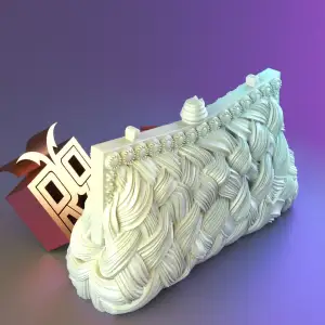 Royal Weave Handbag Candle Mold