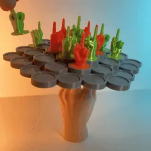 Middle Finger Balance Game