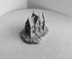 Gothic Chapel Miniature – Medieval Building 004