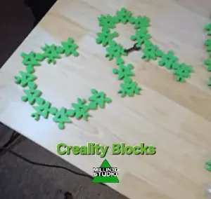 Creality Logo STEM Fidget Blocks. Build and Create