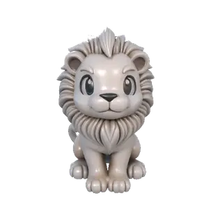 Cute Baby Lion 2 models