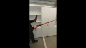 COLLAPSING DOUBLE BLADED SWORD
