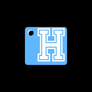 H Keychain