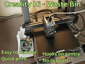 Waste bin - poop bin for Creality Hi