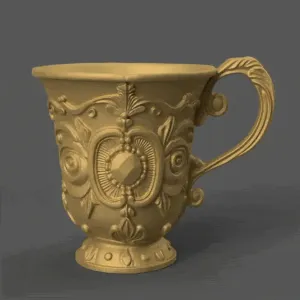 Antique planter mug urn candy container candle holder