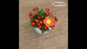 Self-watering flower