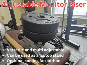 LAPTOP STAND -  ADJUSTABLE MONITOR RISER